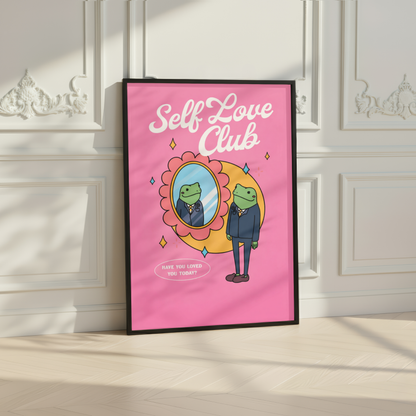 Self Love Club Frog Print