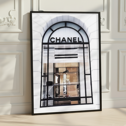Chanel Paris Store Print