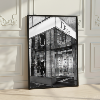 Dior Paris Storefront Art Print