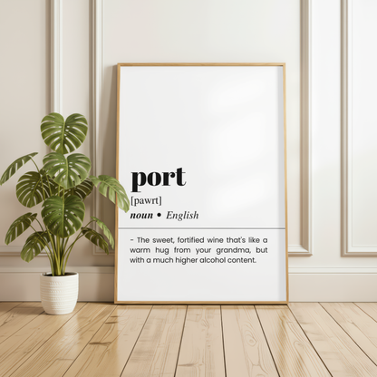 Port Definition Poster