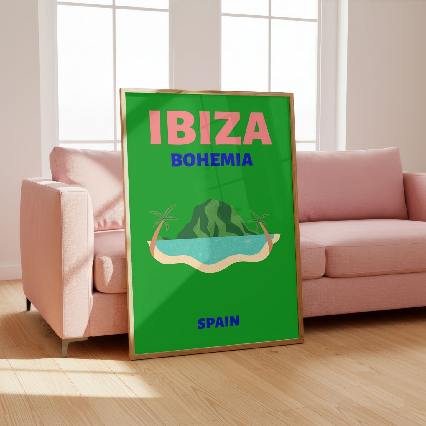 Ibiza Travel Poster
