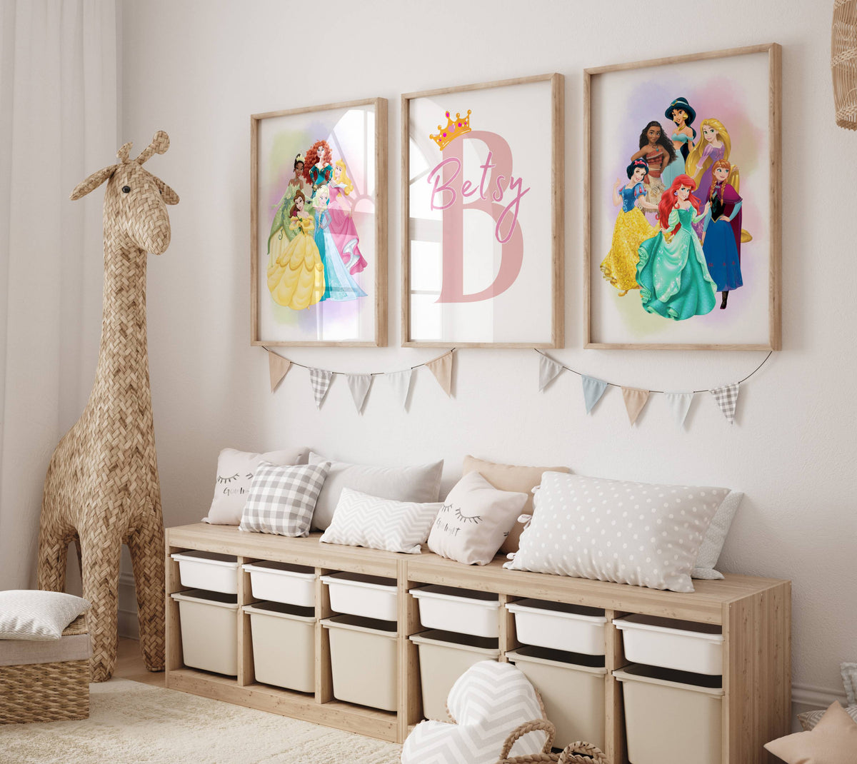 Set of 3 Princess Prints