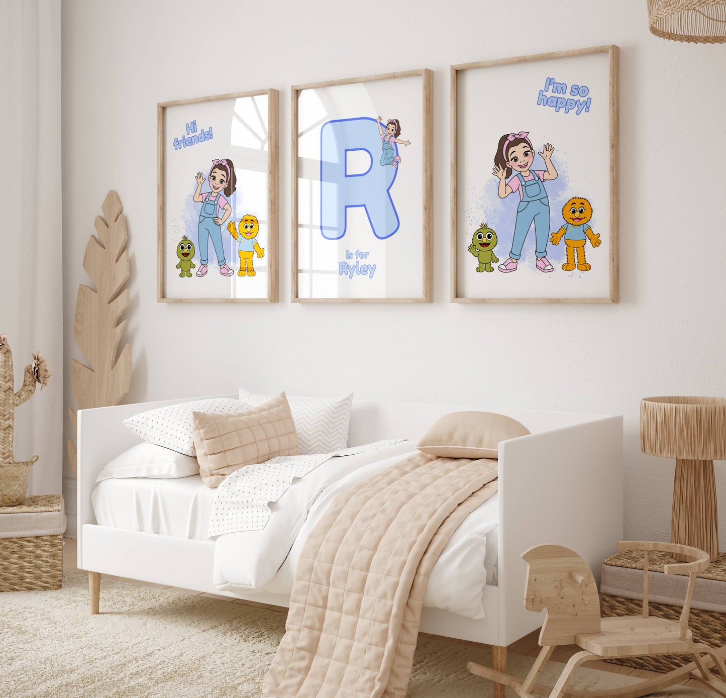 Set of 3 Personalised Ms Rachel Prints