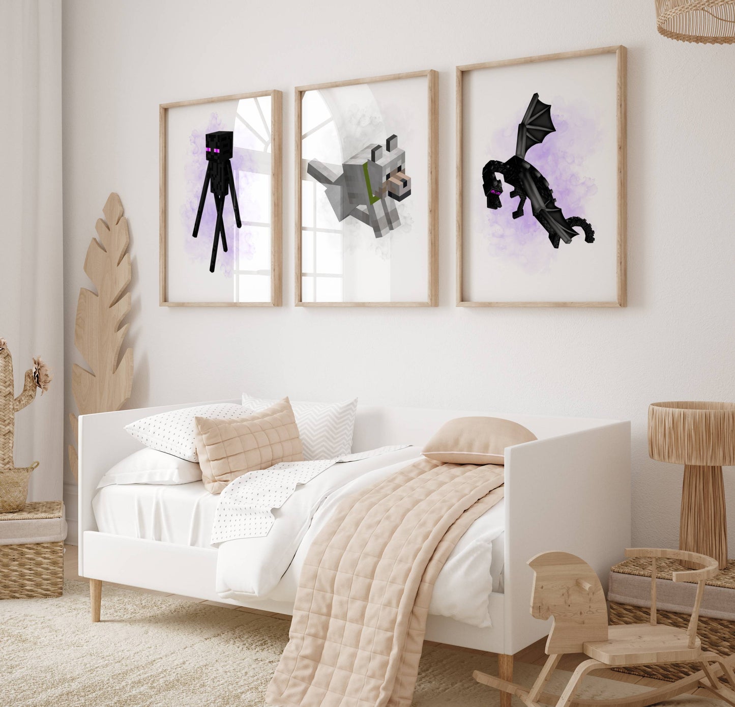 Set of 3 Minecraft Prints