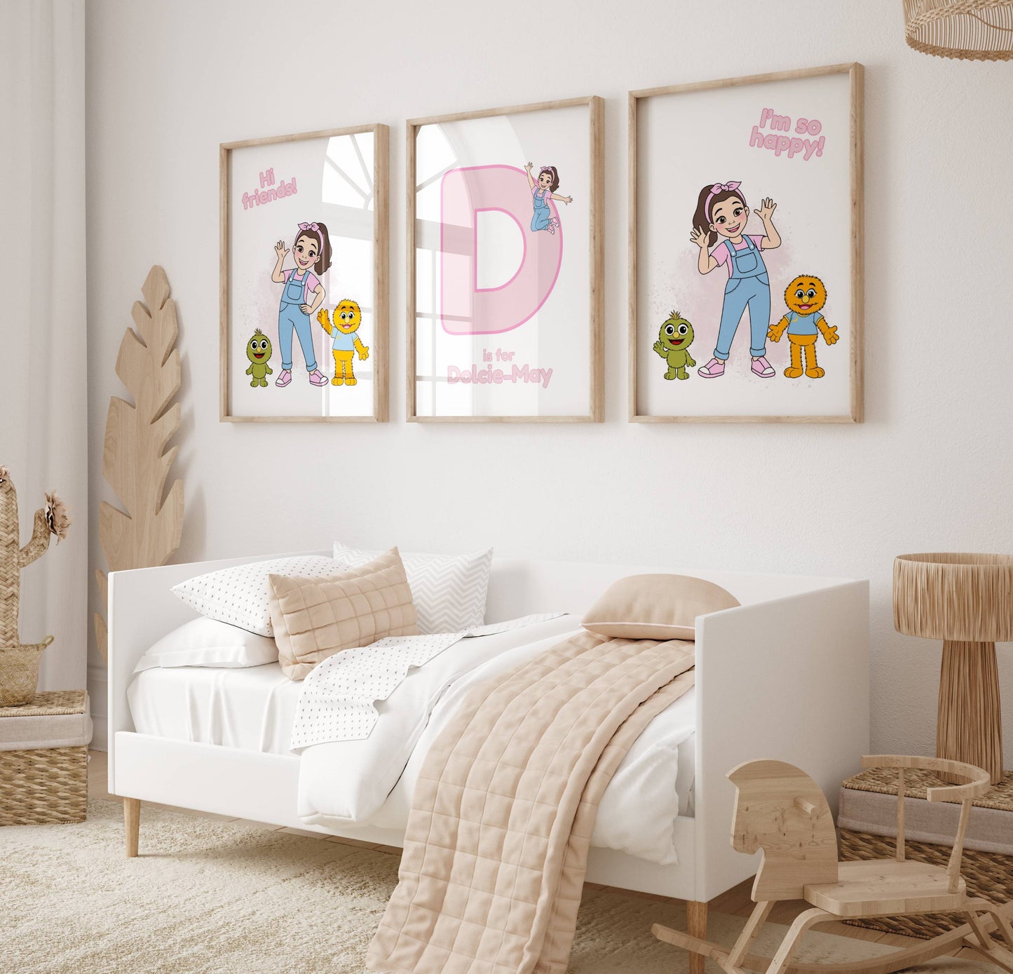 Set of 3 Personalised Ms Rachel Prints