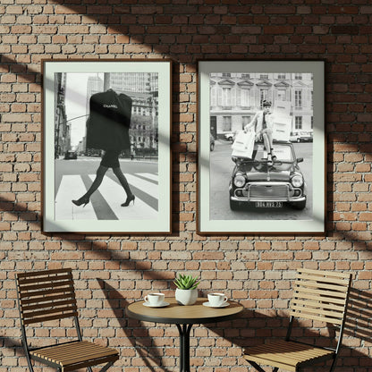 Set of 2 Chanel Fashion Print