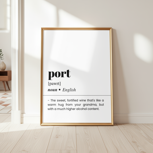 Port Definition Poster