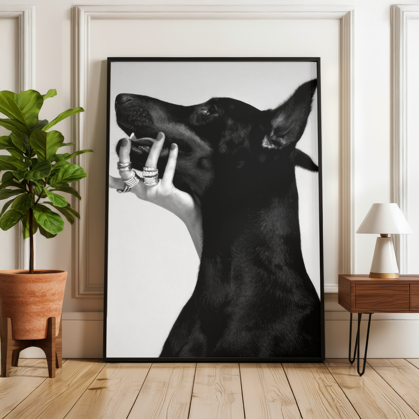 Luxury Doberman Dog Print