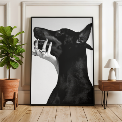 Luxury Doberman Dog Print