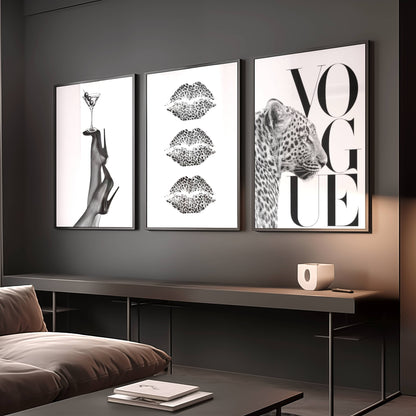 Set of 3 Leopard Prints