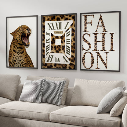 Set of 3 Leopard Prints