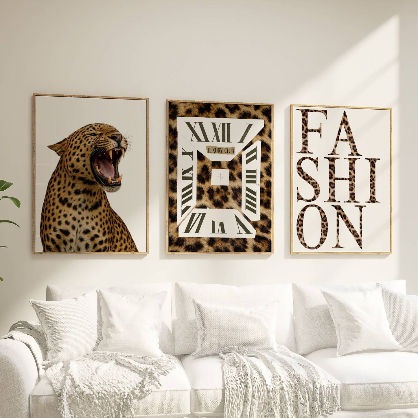 Set of 3 Leopard Prints