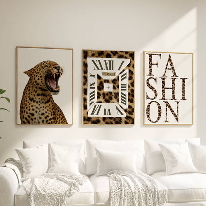 Set of 3 Leopard Prints