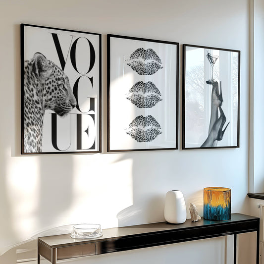 Set of 3 Leopard Prints