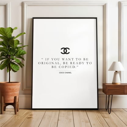 Coco Chanel Luxury Print