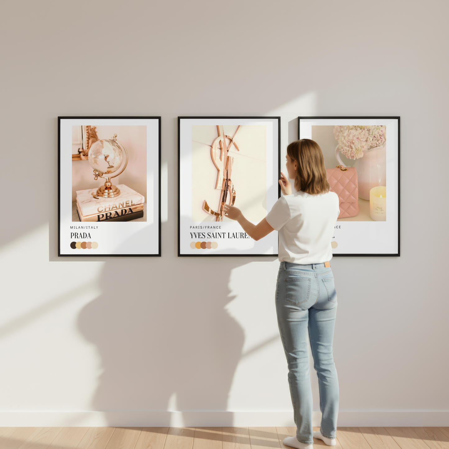 Set of 3 Luxury Fashion Prints