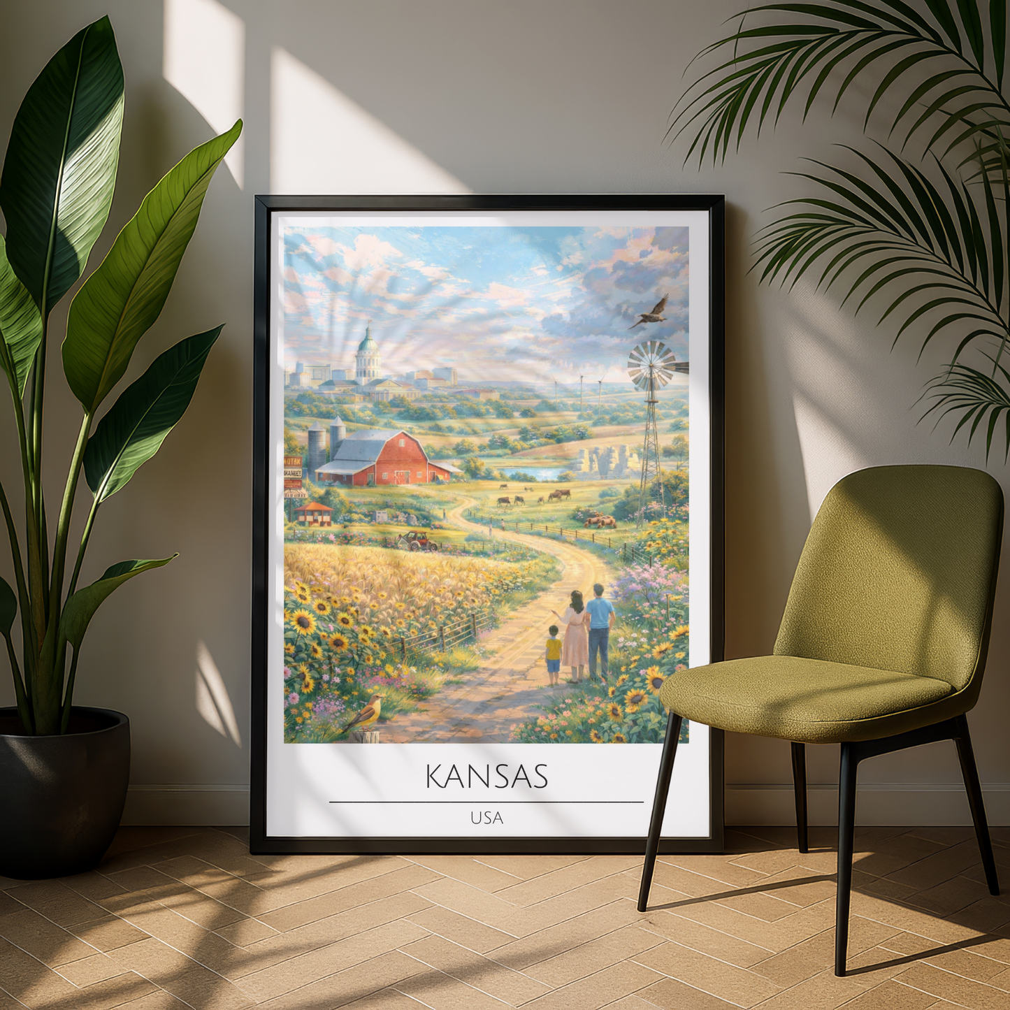 Kansas - USA Print
