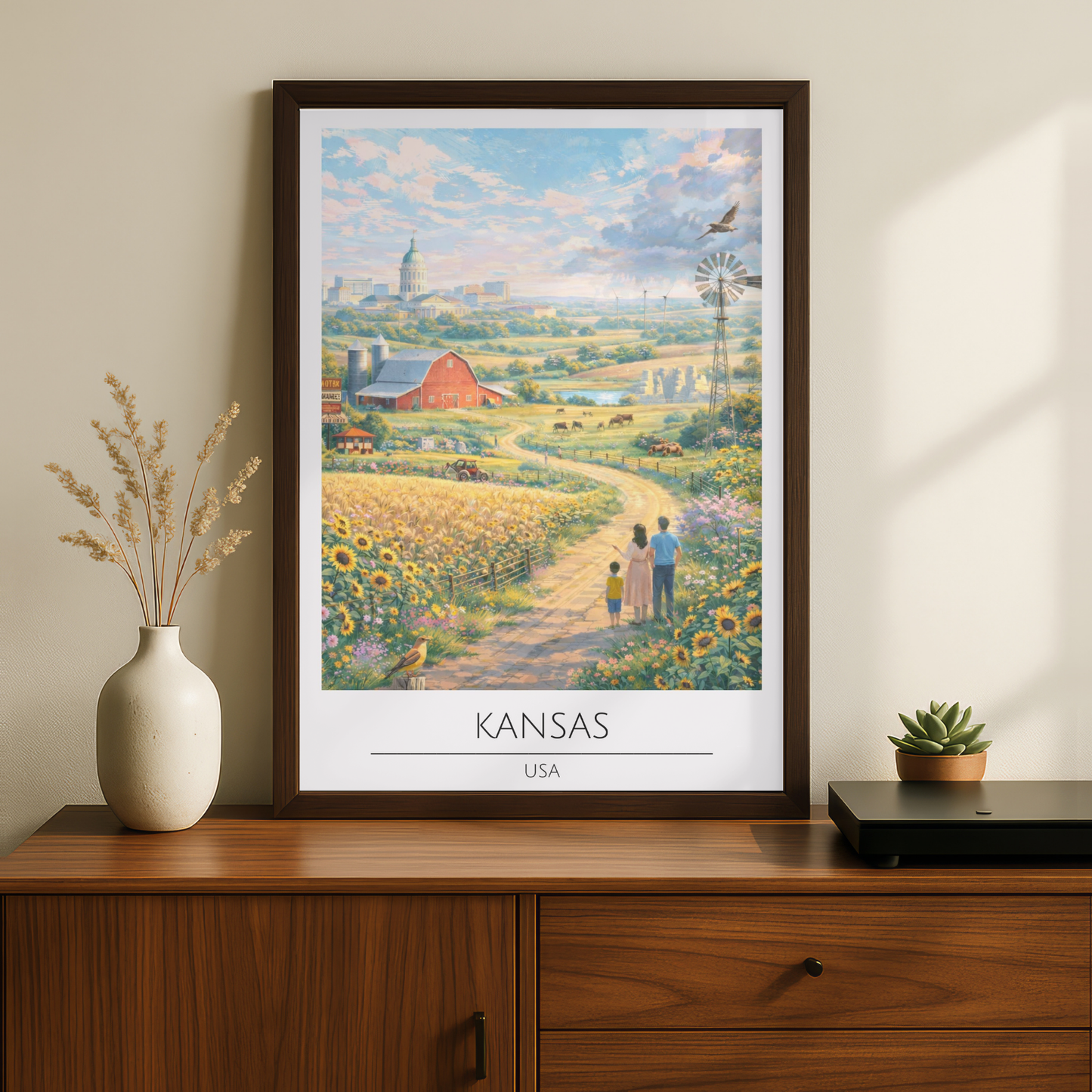 Kansas - USA Print
