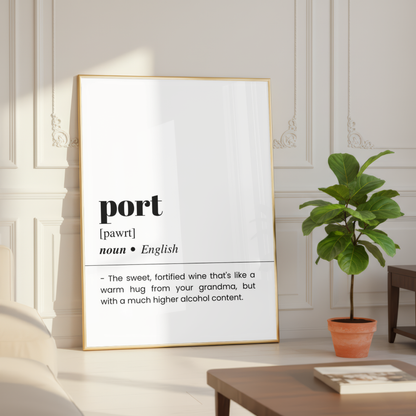 Port Definition Poster