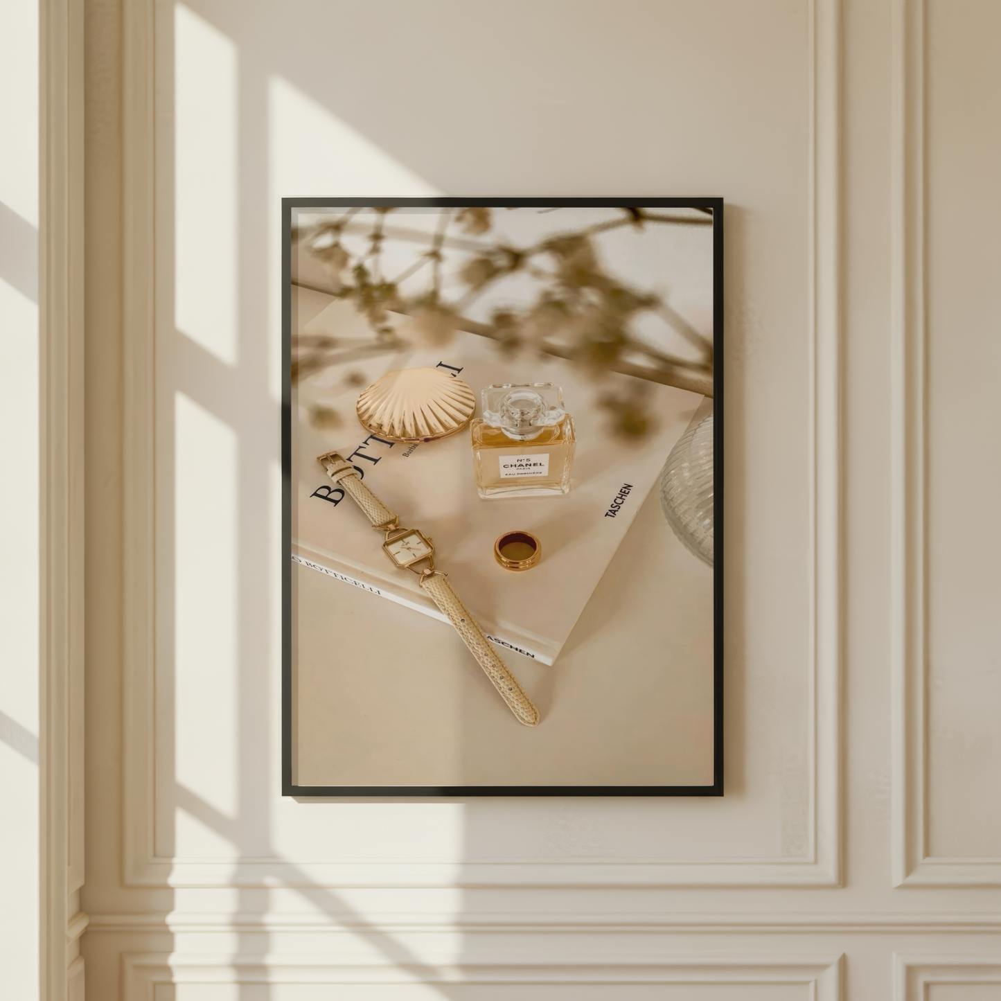 Chanel Flatlay Wall Art Print