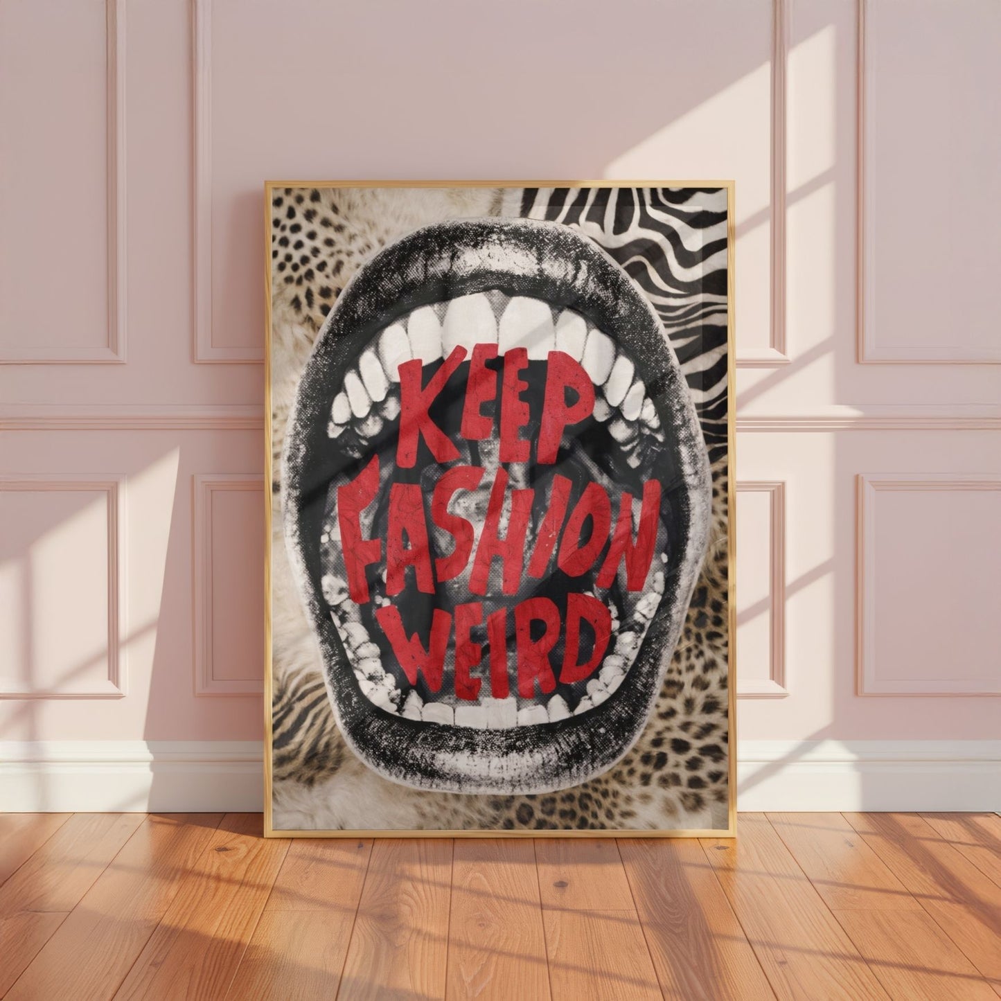 Stylish Maximalist Fashion Leopard Print