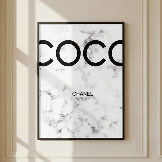 Luxury Marble Fashion Wall Art Print