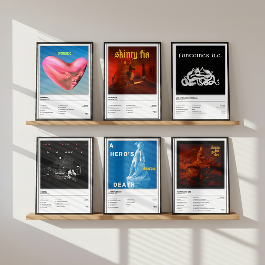 Fontaines D.C. Album Cover Print | Indie Music Poster | Irish Band Wall Art
