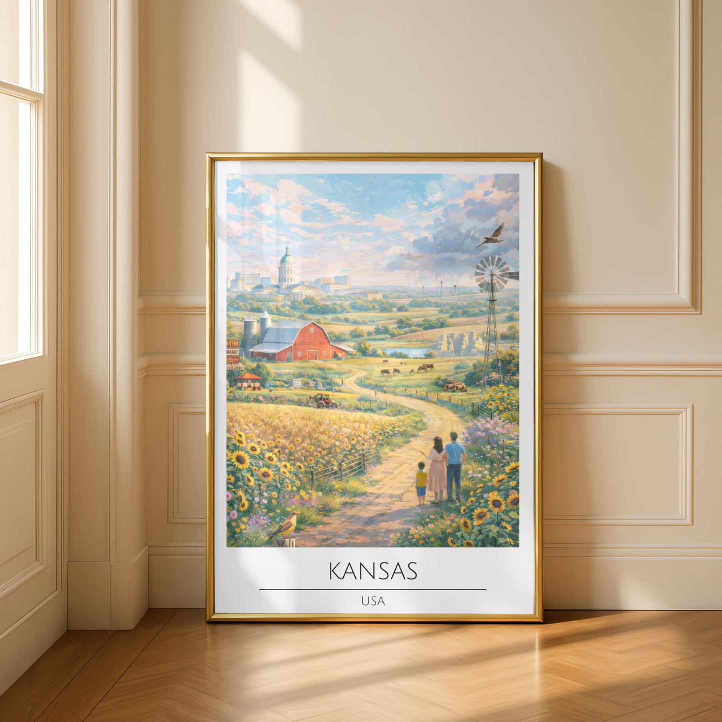 Kansas - USA Print