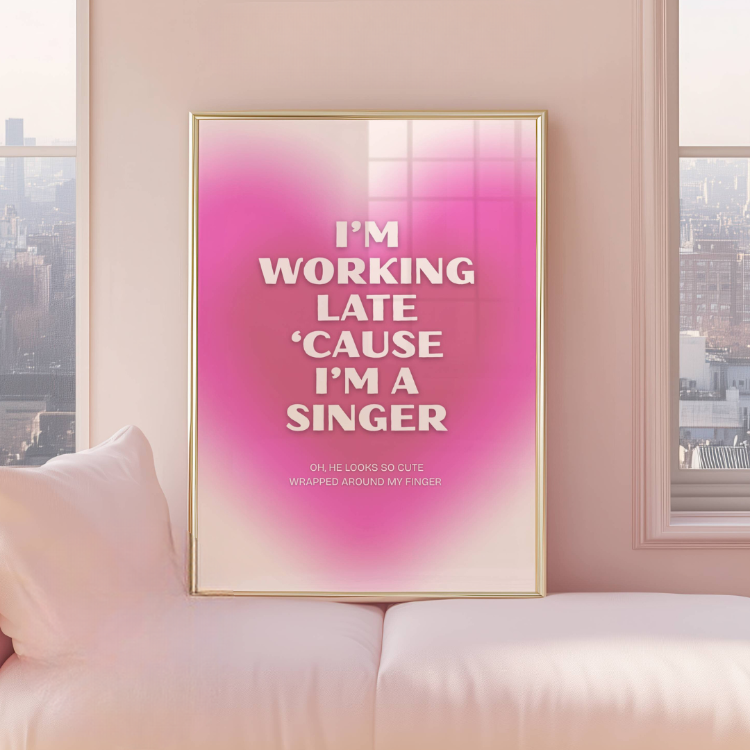Espresso Sabrina Carpenter Lyric Print