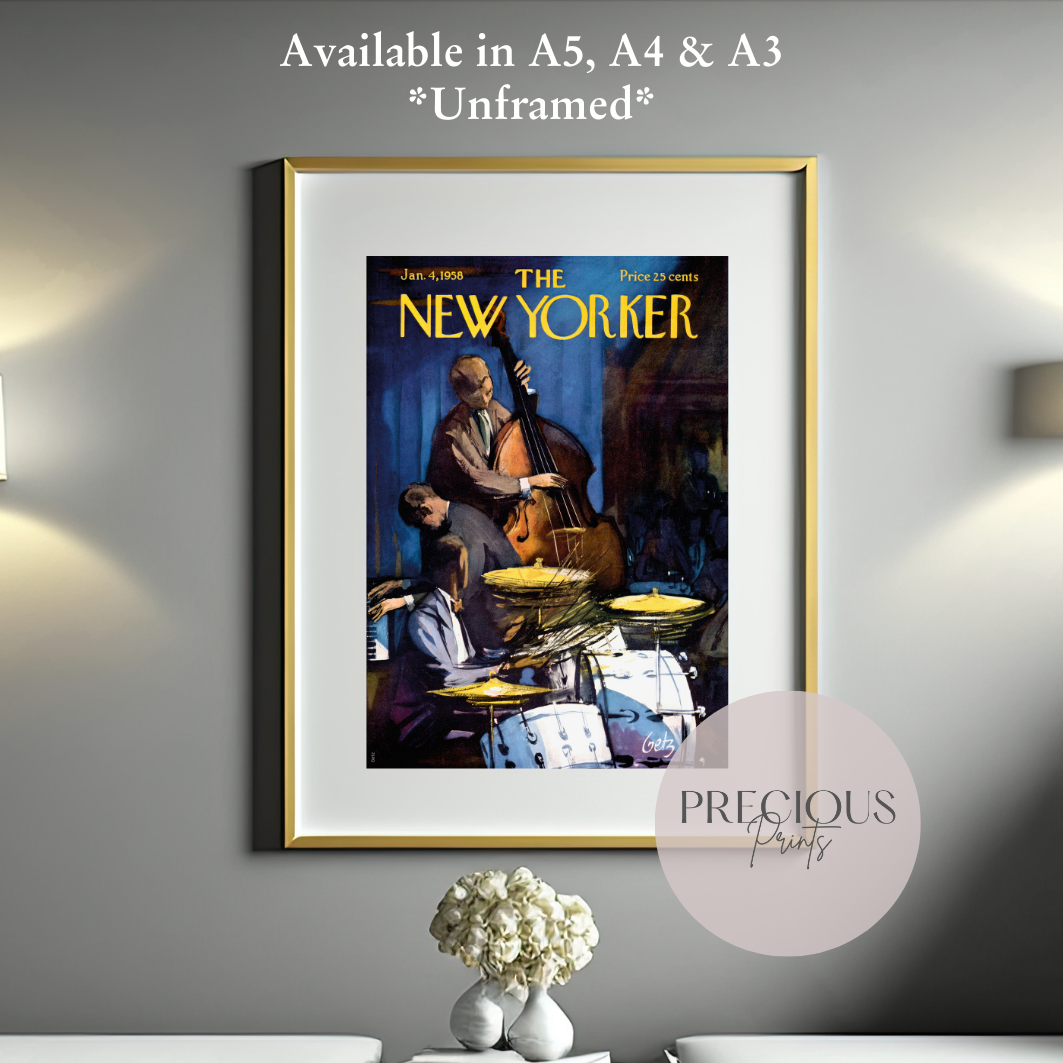 The New Yorker 4 January 1958 Wall Art Print / Artist Arthur Getz