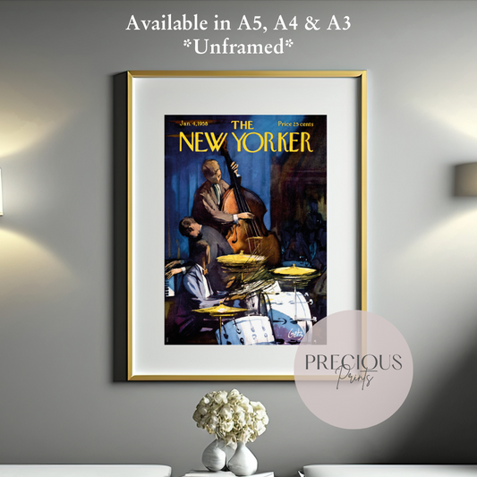 The New Yorker 4 January 1958 Wall Art Print / Artist Arthur Getz