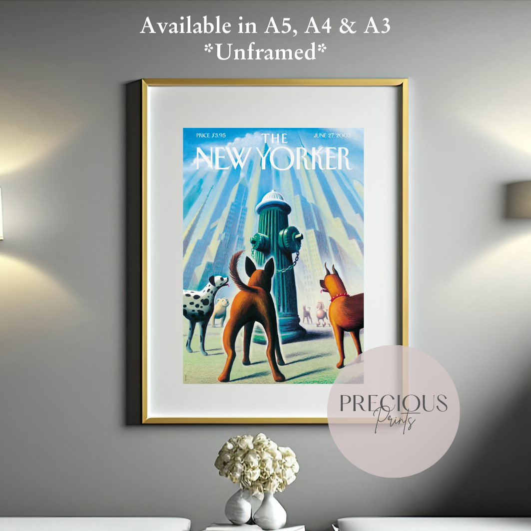 The New Yorker 27 June 2005 Print / Vintage Classic Wall Art / Eric Drooker