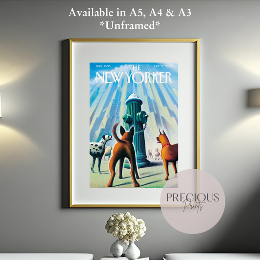 The New Yorker 27 June 2005 Print / Vintage Classic Wall Art / Eric Drooker