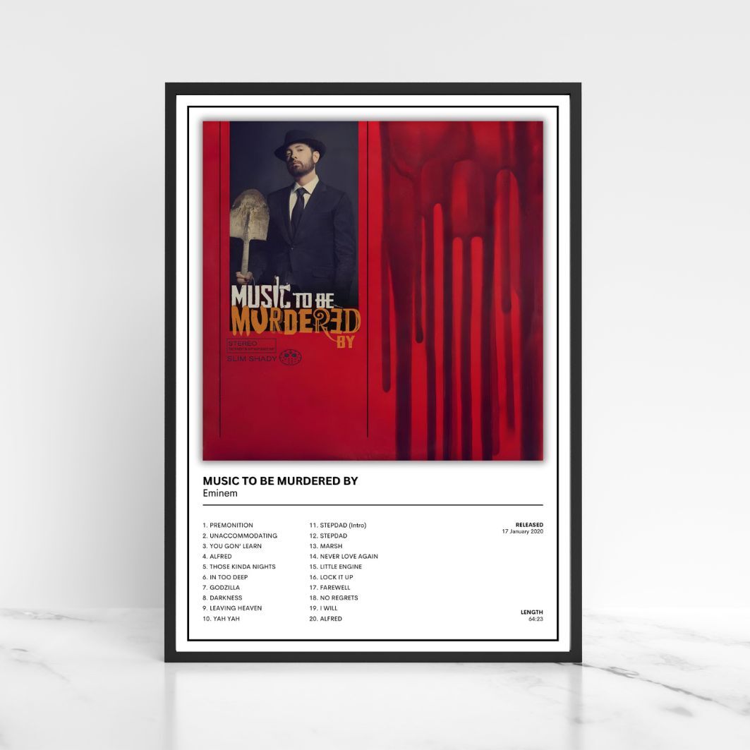 Eminem Album Cover Poster Unframed A5 A4 A3 The Full Collection