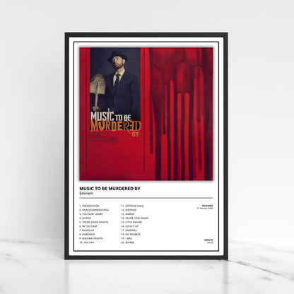 Eminem Album Cover Poster Unframed A5 A4 A3 The Full Collection