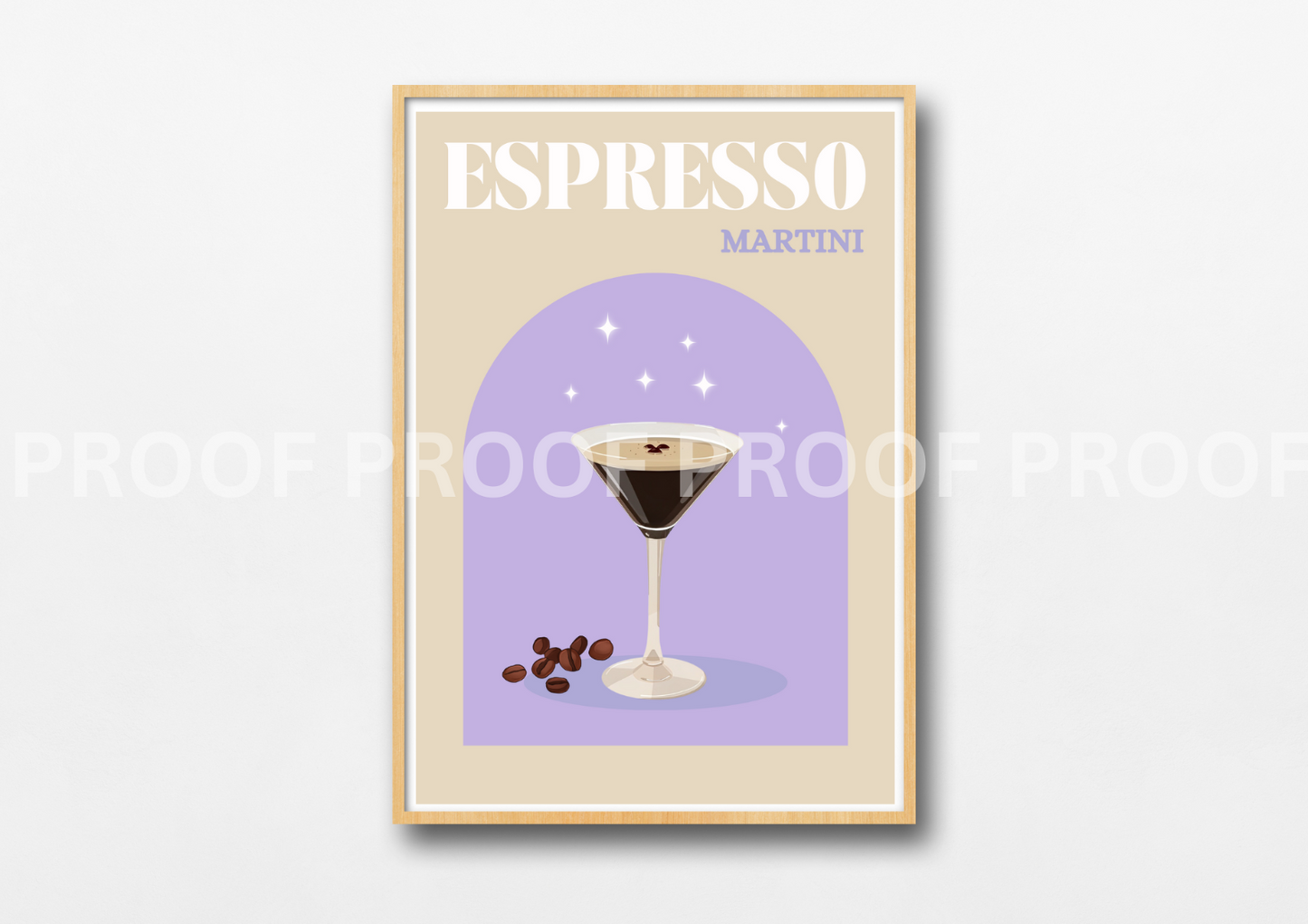 Colourful Cocktail Posters / Preppy Wall Art / A5 A4 A3 Unframed
