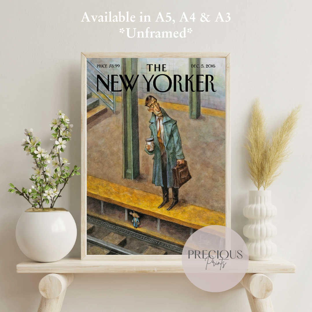 The New Yorker 5 December 2016 Print Vintage Wall Art / Peter de Sève