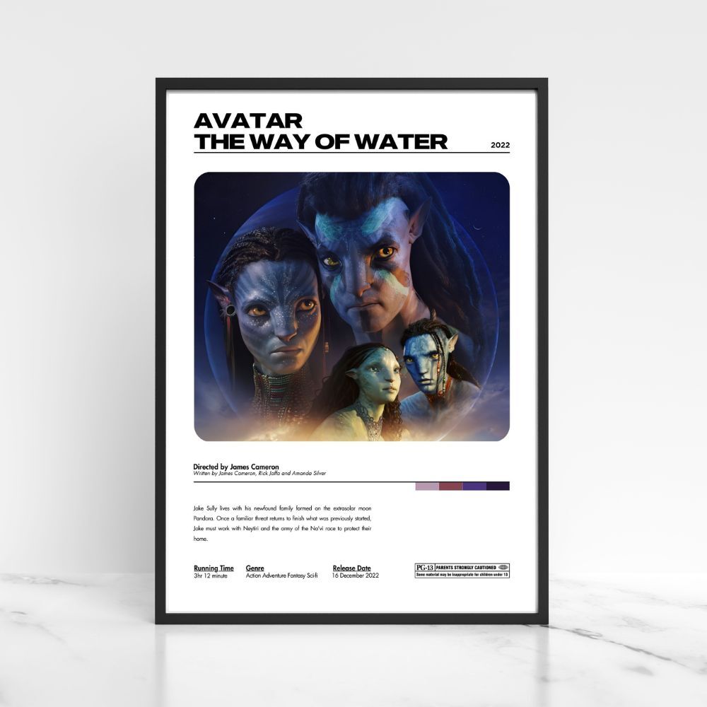 Avatar : The Way of Water 2022 Movie Poster Print Unframed A5 A4 A3