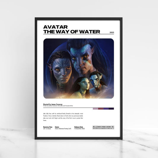 Avatar : The Way of Water 2022 Movie Poster Print Unframed A5 A4 A3