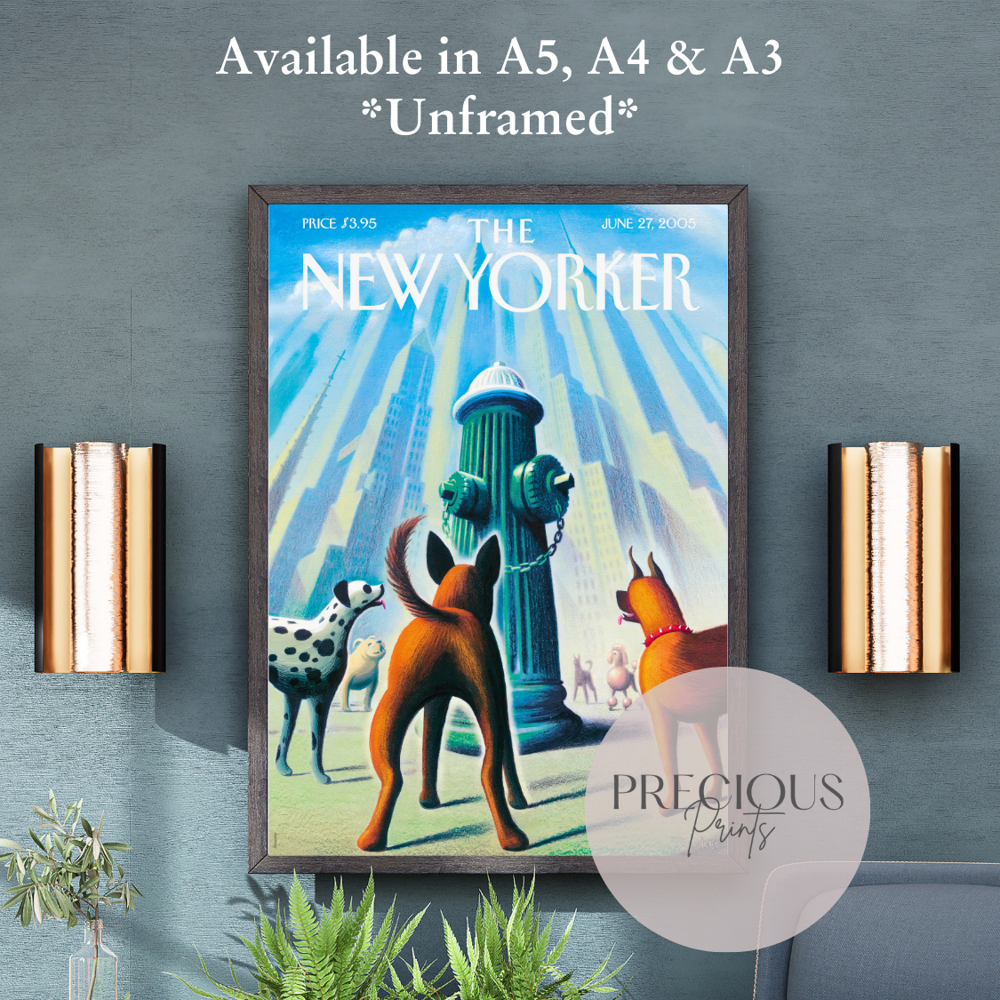 The New Yorker 27 June 2005 Print / Vintage Classic Wall Art / Eric Drooker