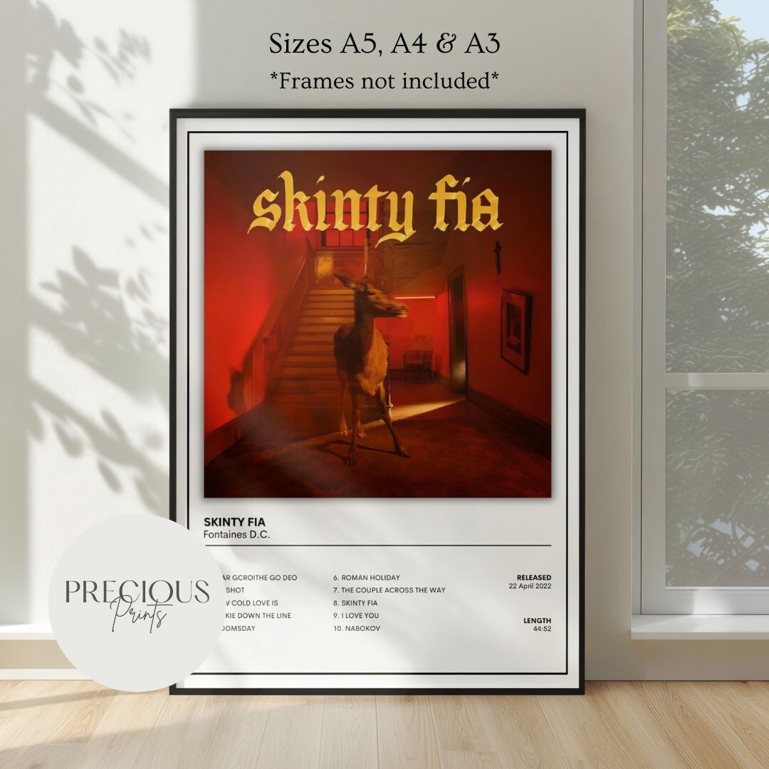Fontaines D.C. Music Album Poster / A5 A4 A3 Unframed The Full Collection