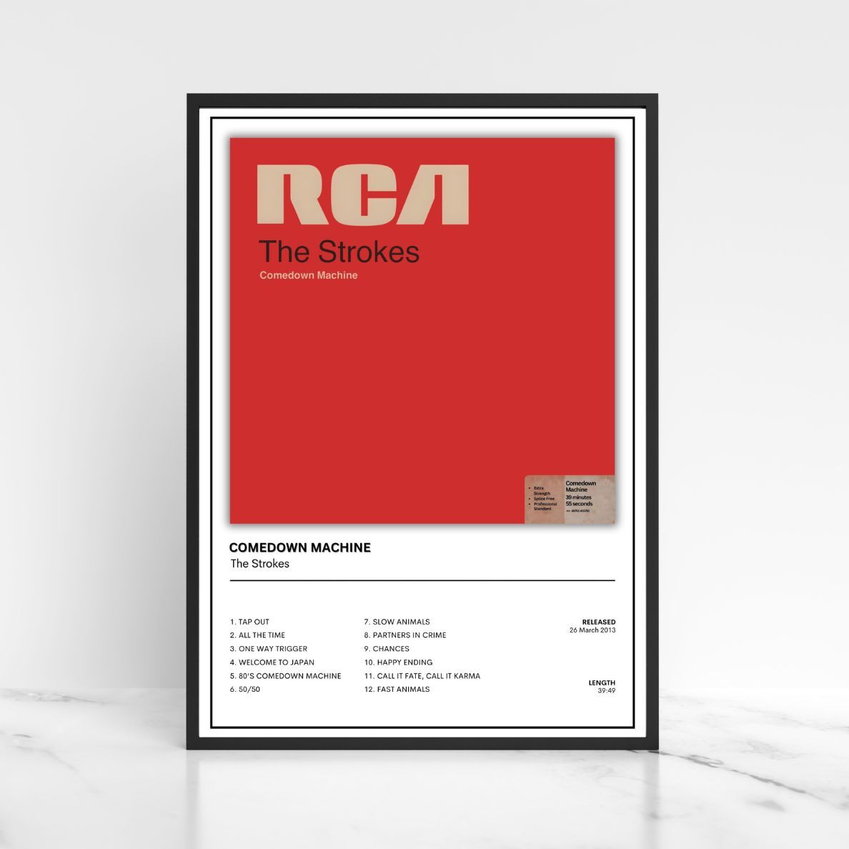 The Strokes Music Album Poster / A5 A4 A3 Unframed The Full Collection