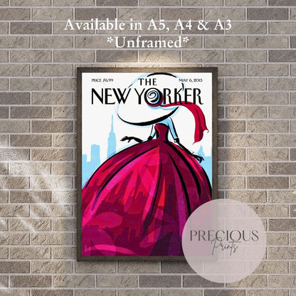The New Yorker Poster May 6 2013 Vintage Classic Wall Art Unframed Mark Ulriksen