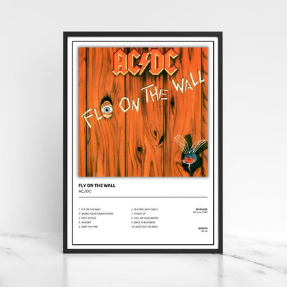 AC/DC  Album Single Cover Music Poster / Music Gift A5 A4 A3