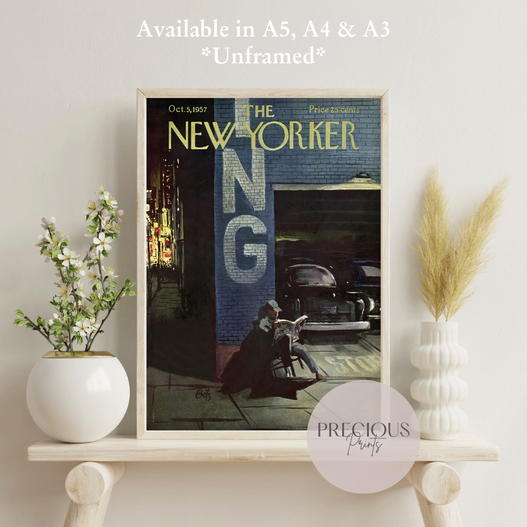 The New Yorker 5 October 1957 Wall Art Print / Artist Arthur Getz