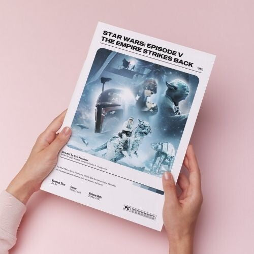 Star Wars Episode 5 Empire Strikes Back Movie Poster A5 A4 A3 Unframed