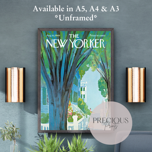 The New Yorker 30 August 1969 Wall Art Print / Artist Arthur Getz