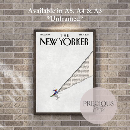 The New Yorker 4 February 2013 Vintage Classic Wall Art Unframed Birgit Schossow