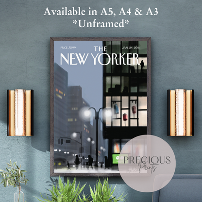 The New Yorker 24 January 2011 Print Wall Art / Jorge Colombo