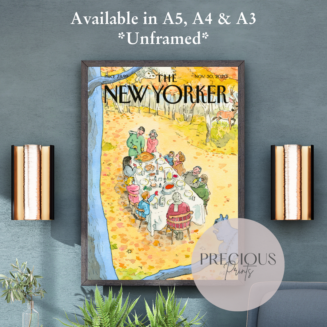 The New Yorker 30 November 2020 Wall Art Print  / A5 A4 A3 / Unframed